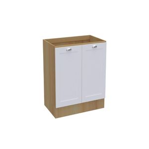 Balcão de Cozinha Ditália Denver Riviera com Branco CD-1012