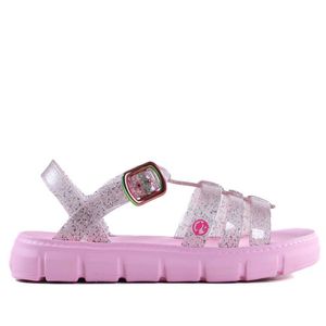 Sandália Infantil Grendene 22980 Rosa/Gliter