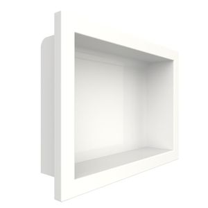 Nicho para Banheiro 45X33Cm em Mármore Sintético Bosi - Branco