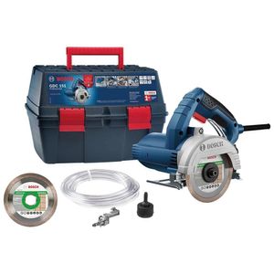 Serra Mármore Bosch 5" GDC 151 TITAN 1500W com disco, kit e maleta