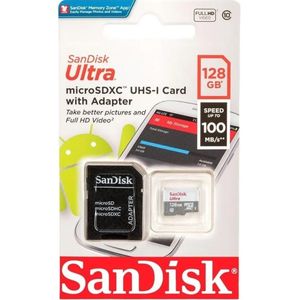 Cartão Micro Sd 128gb Ultra Clase 10 MicroSDXC UHS-I 100mb/S