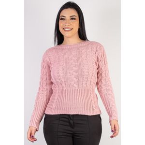 Blusa feminina de malha gola canoa 60016