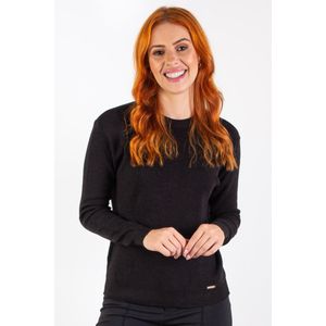 Básica de malha canelada gola redonda 60005