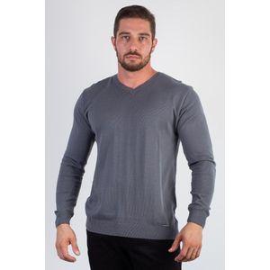 Suéter masculino gola v de malha 50001