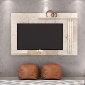 Painel Madetec Cross com 182 cm de Largura, Ideal para TV de Até 65