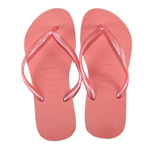 Chinelo Feminino Havaianas Slim Fc Rosa Peach