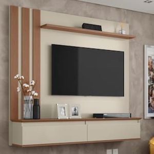 Painel Home Patrimar Trend com 160 cm de Largura, Ideal para TV de até 46
