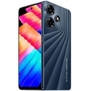 Smartphone Infinix Hot 30 Preto 8GB de RAM 256GB, 50MP e 8MP, Carregamento Rápido 33W, Bateria 5000mAh, Tela 6,78 FHD+ 90Hz, Dual Chip