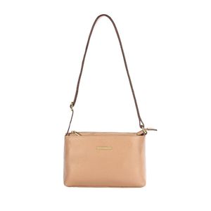 Bolsa pequena transversal de couro liso Iris