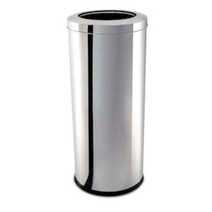 Lixeira Brinox com Aro 3033/210 em Aço Inox  47 L