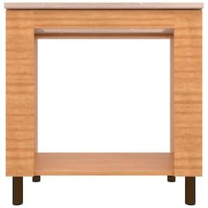 Balcão Bartira Cristal MDP 15mm para Forno ou Micro-ondas - 80cm de largura