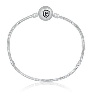 Pulseira Masculina de Prata 23cm  Safira Man