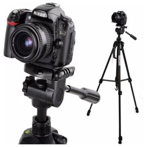 Tripé para Câmera Digital Com Nível e Suporte Para Celular 1.80 Mts