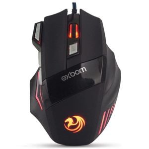 Mouse Gamer X7 Com Cabo Usb 3200 Dpi 7 Botões RGB