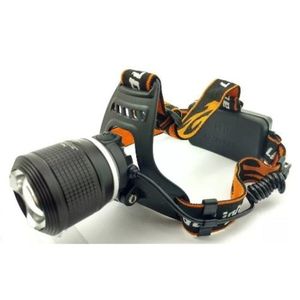 Lanterna De Cabeça Led T6 Cree Com Zoom Recarregavel Policial