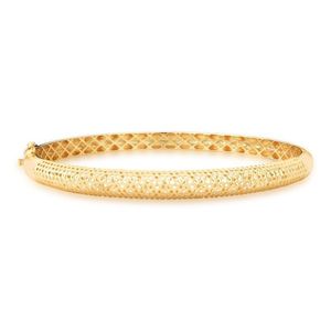 Pulseira Bombe de Ouro 18k Modelo Algema