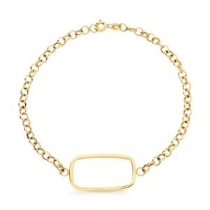 Pulseira de Ouro 18k com Elo português