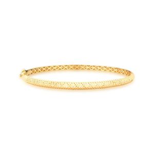 Pulseira Bombe de Ouro 18k Modelo Algema