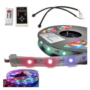 Fita Led Digital 3D 6803 Rgb Com Controle 133 Efeitos - IP67