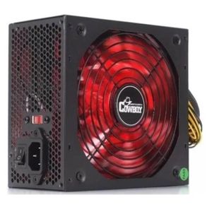 Fonte Atx Gamer Para Pc 600w Real Silenciosa Bivolt Leds Kp-535