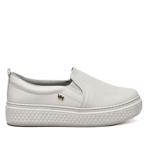 Tênis Feminino Slip On Via Marte 23-15007 Branco