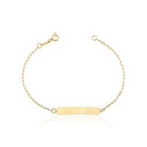 Pulseira Melindrosa Infantil em Ouro 18k