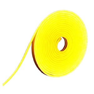 Fita Led Mangueira Neon 5 Mts Iluminação Silicone Flexível Corte 2.5 Cm - Amarelo