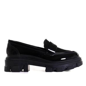 Mocassim Feminino Tratorado Via Marte 23-8706 Preto