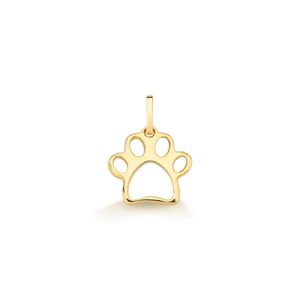 Pingente de Ouro 18k Patinha de Cachorro