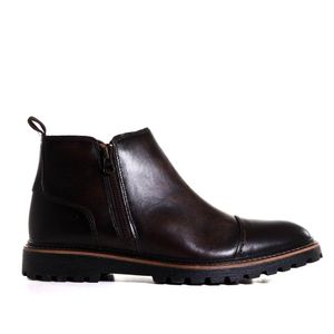 Bota Masculina Democrata Chelsea Com Zíper 295105