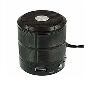 Mini Caixa De Som Portátil Speaker Ws-887 - Preto