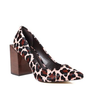 Sapato Feminino Scarpin Zariff Animal Print