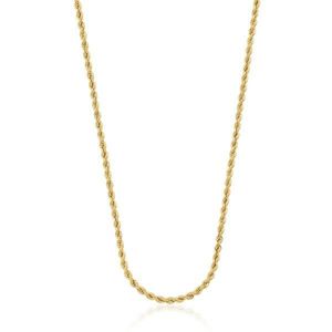 Corrente Torsaide de Ouro 18k com 45 cm e 4,42 g