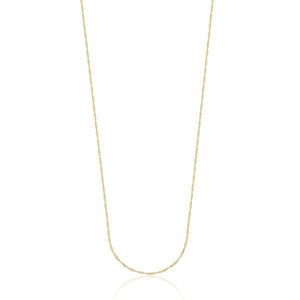 Corrente com Malha Singapura 45 cm em Ouro 18k