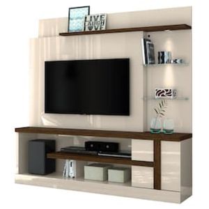 Estante Home Madetec Alan com 181,5 cm de Largura, Ideal para TV de Até 55