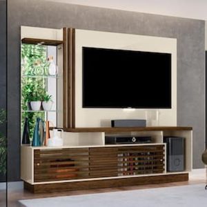 Estante Home Theater Madetec Frizz Plus para TV de até 60 polegadas