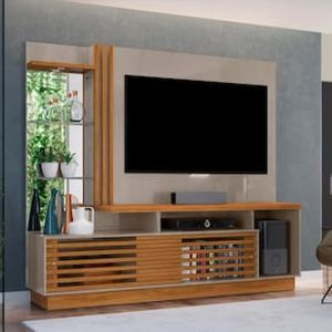 Estante Home Theater Madetec Frizz Plus para TV de até 60 polegadas