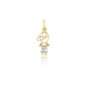 Pingente Menino em Ouro 18k