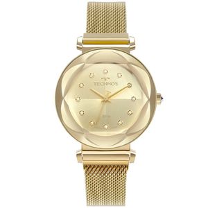 Relógio Technos Feminino Crystal Dourado 2035MRZ/4X