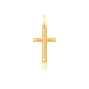 Pingente Feminino de Ouro 18k em Cruz