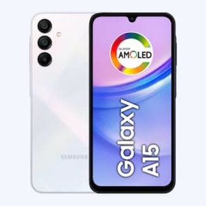 Smartphone Samsung Galaxy A15 4G Azul Claro 256GB, 8GB RAM, Processador Octa-Core, Câmera Tripla Traseira, Tela Super Amoled de 6.5" 90Hz