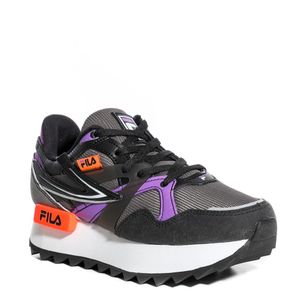 Tênis Fila Wedge Tratorado Preto Violeta