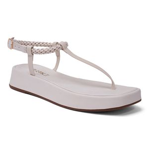 Sandália Papete Flatform Tressê OffWhite