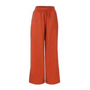 Calça Pantalona Alfaitaria Cós Elástico Telha