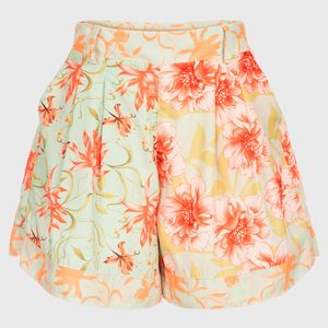 Short Feminino Barra Virada - Floral