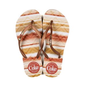 Chinelo Feminino Coca-Cola Bege Cc3414