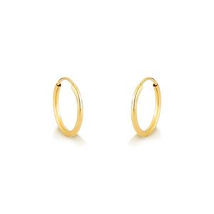 Brinco Argola de Ouro 18k Pequena