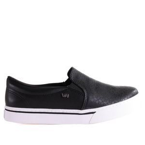 Tênis Feminino Via Marte Slip On 016-009 Preto