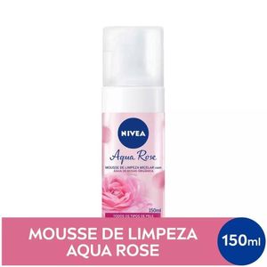 Mousse De Limpeza Facial Nivea Aqua Rose 150 Ml