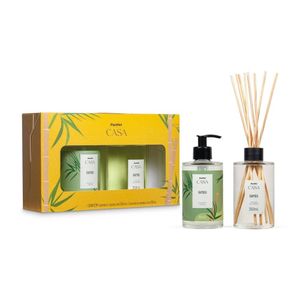 Kit Panvel Casa Bambu Com 1 Difusor De Aromas E 1 Sabonete Líquido 250ml Cada